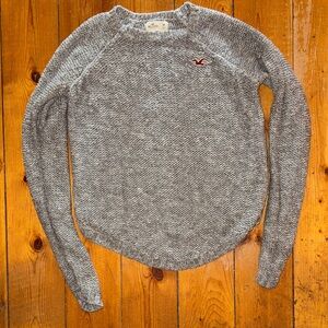 Hollister Heathered Gray Women's Crew Neck Sweater